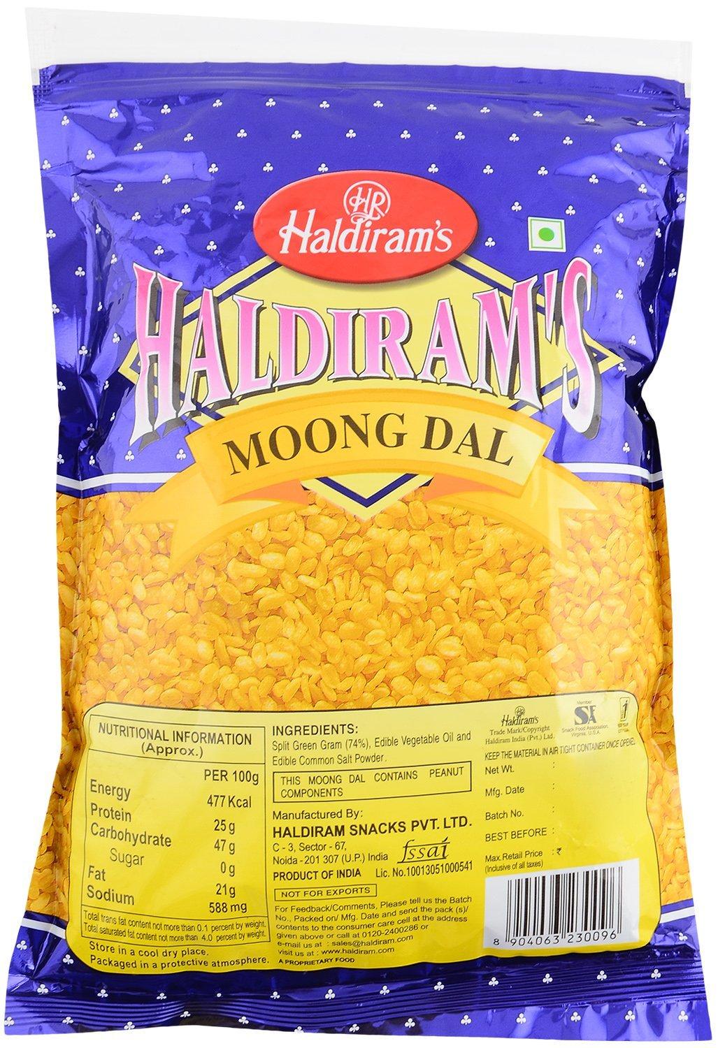 Haldiram Haldiram Namkeen - Moong Dal, 400g Pouch