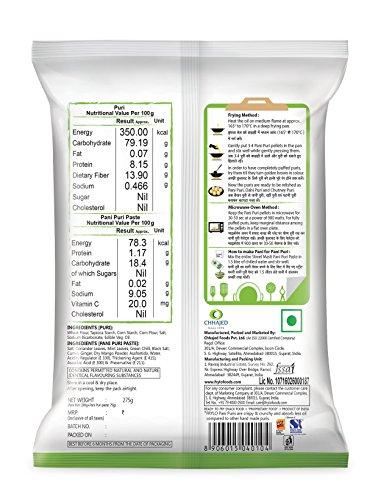 FRYLO Frylo Ready to Fry Multigrain Poochkas/Golgappa | Panipuri Packet | FREE Street Masti Pani Puri Paste (Pack of 1)