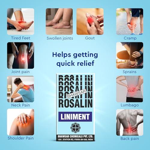 BHAWSAR ROSALIN, MAN AND WOMAN BHAWSAR Rosalin Liniment Oil 40 ml (Pack of 4)