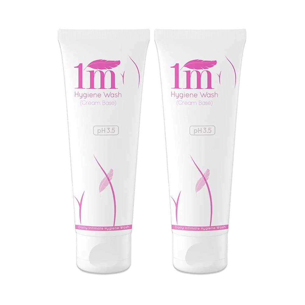 OZONE Ozone 1M Intimate Cream Wash - 100% Vegan Ph Balanced Hygiene 1M Intimate Wash With Tea Tree Oil & Sea Buckthorns - 100Ml | Paraben & Sulphate Free Intimate Wash - Pack Of 2
