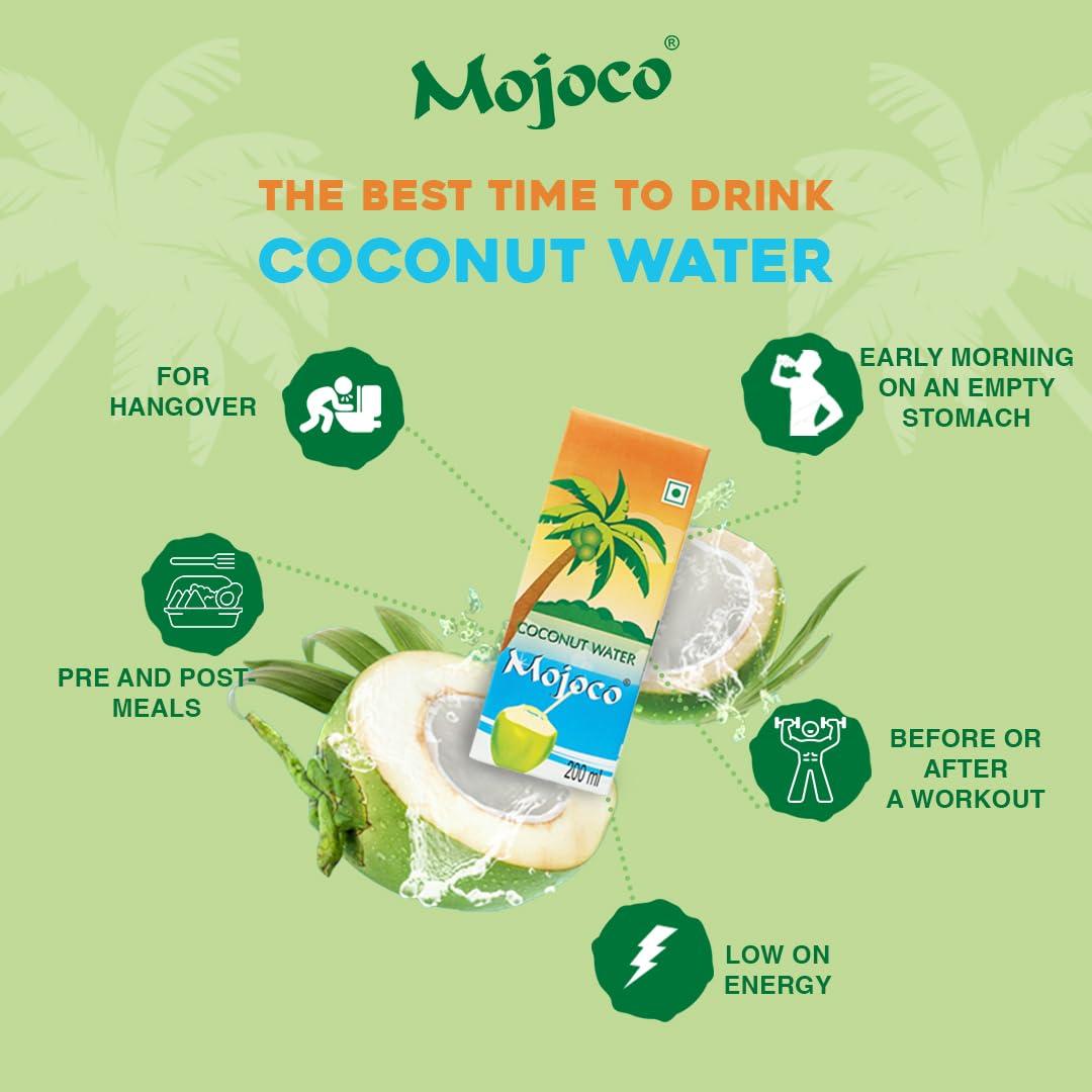 MOJOCO MOJOCO Delicious Natural Tender Coconut Water Energy Drink,200 ml(Pack of 6)