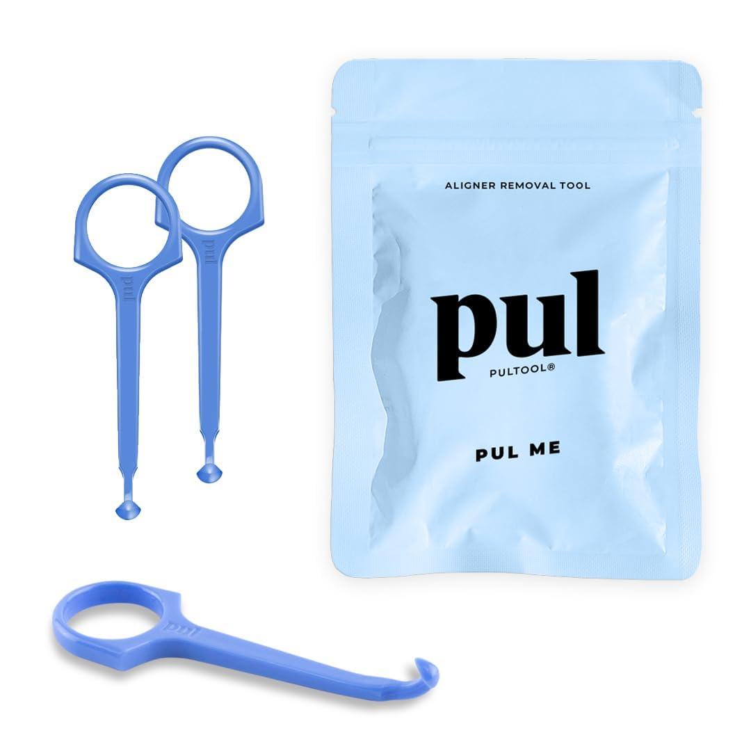 The Pultool Clear Aligner Removal Tool for Invisalign by PULTOOL - Smile Direct Club Removal Tool - Invisible Aligner Remover - Aligner Remover - Retainer Remover- 3 Pack