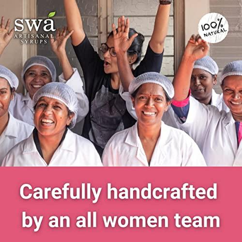 Swa Artisanal Syrups Swa Artisanal Syrups - Whisky Cocktail Mixer Combo, 100% Natural, Makes 24-30 Drinks - Pack of 2 Syrups (250ml x 2)