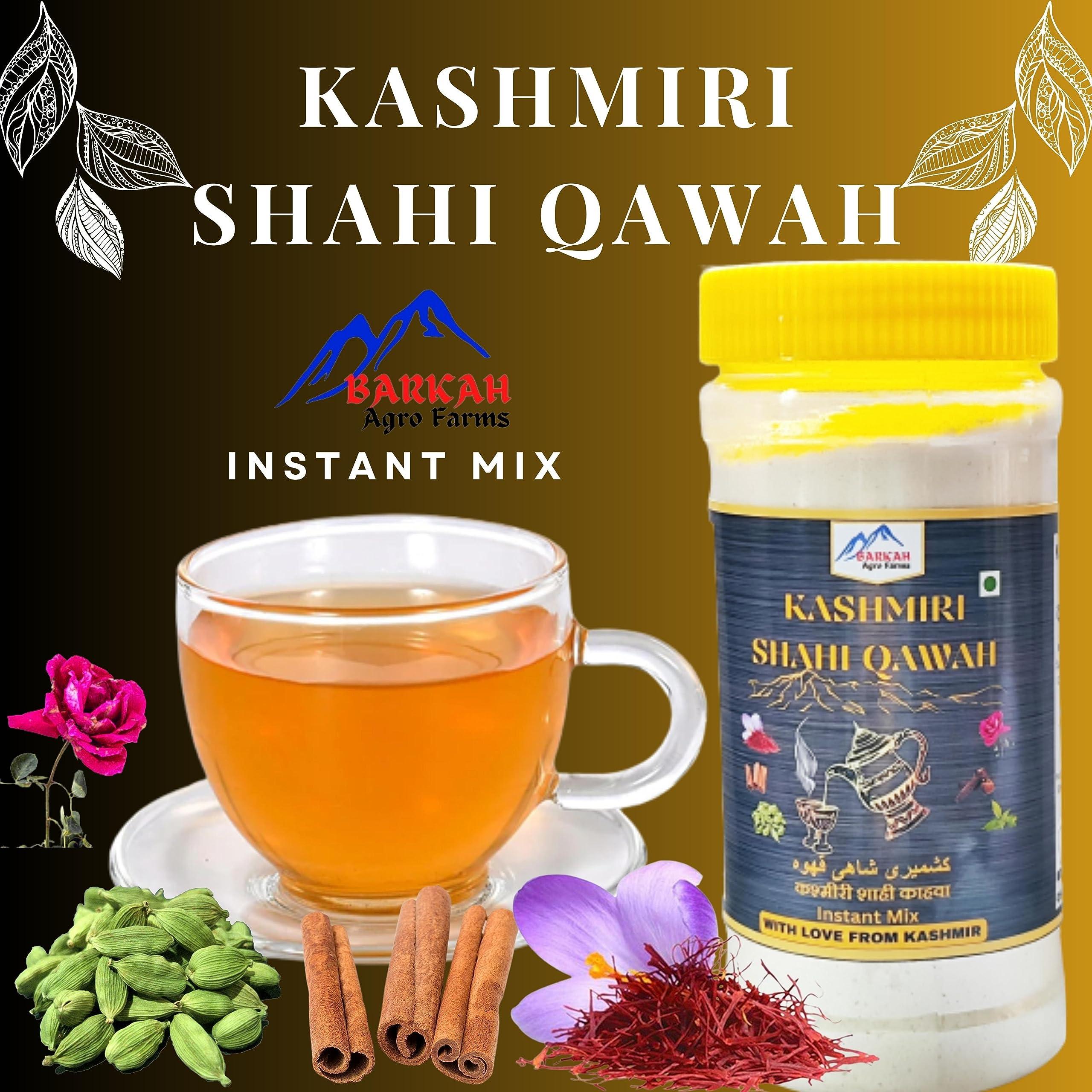 Barkah BARKAH Kashmiri Shahi Kahwa - Kashmiri Qawah - Premium Kashmiri Shahi Qawha - Kashmiri Kahwa 100 grams