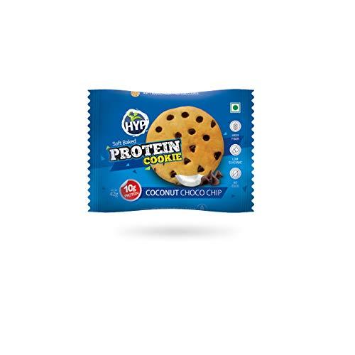 HYP HYP Protein Cookies Coconut Choco Chip Pack of 6 - (42 g x 6)