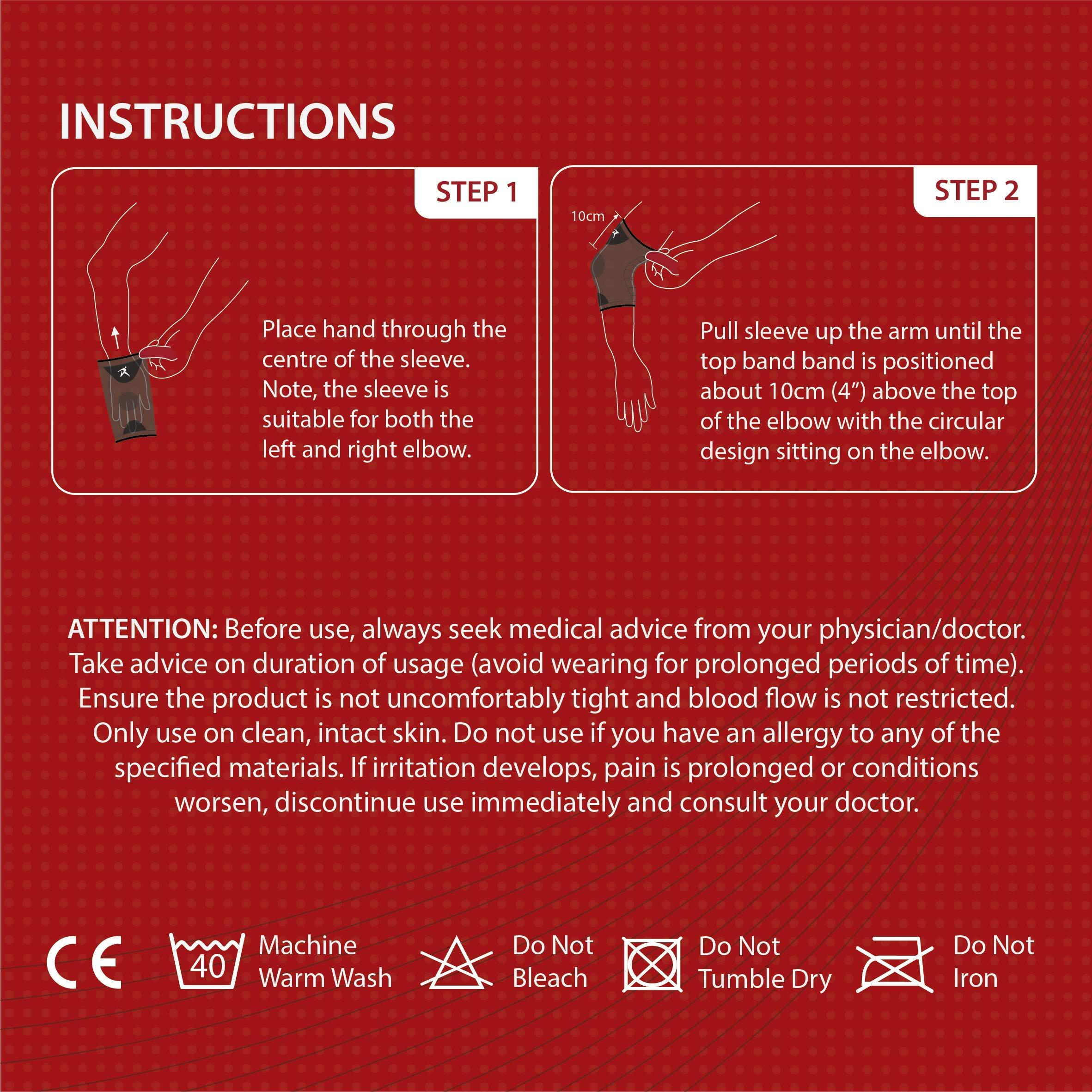 Rymora Rymora Fitness Elbow Brace- L, Compression Support Sleeve for Tendonitis, Tennis Elbow, Golf Elbow Treatment, Weightlifting & Weak Joints - Reduce Joint Pain During Any Activity!