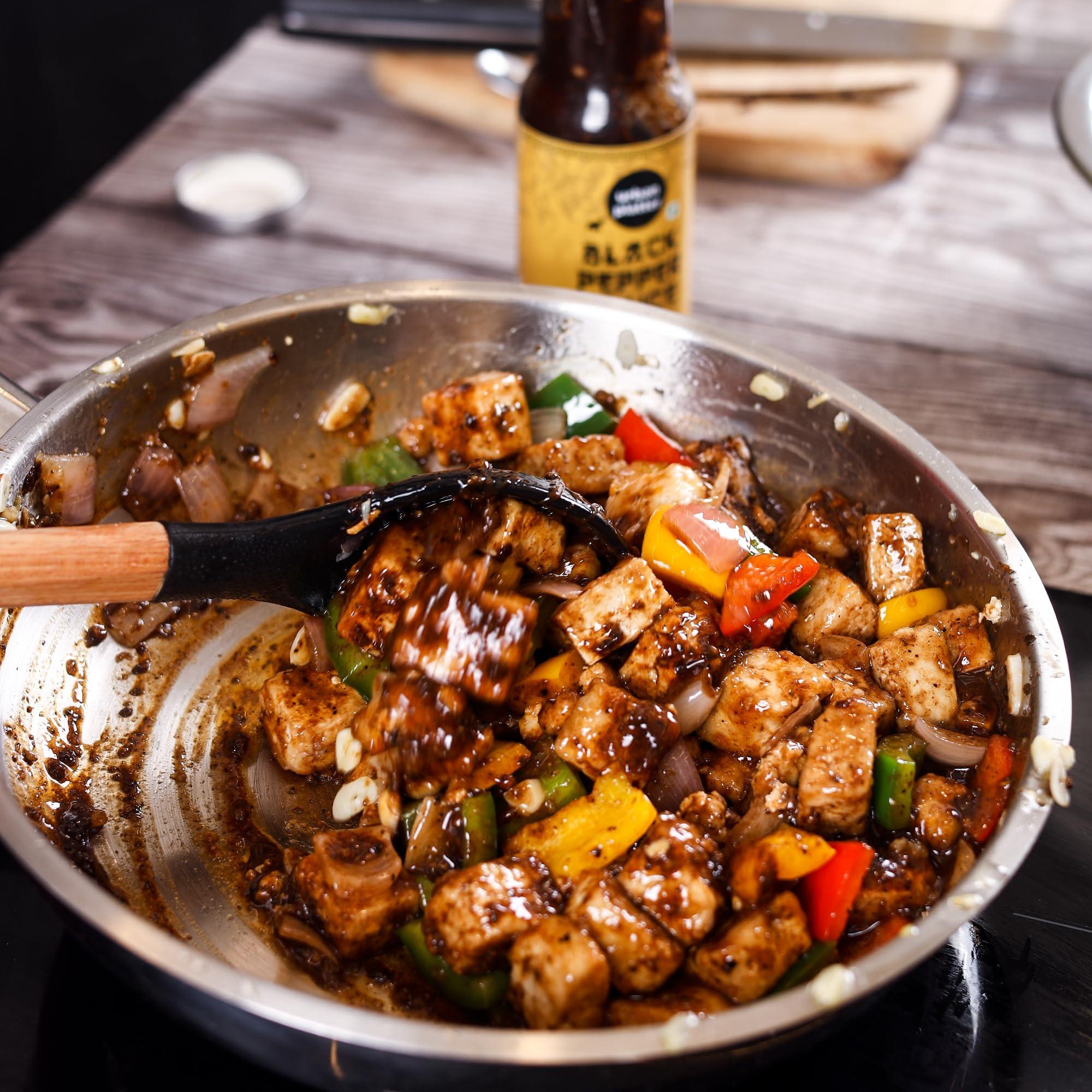 urban platter Urban Platter Black Pepper Sauce, 225g [Great for Stir Fry, Asian Savoury Robust Taste]