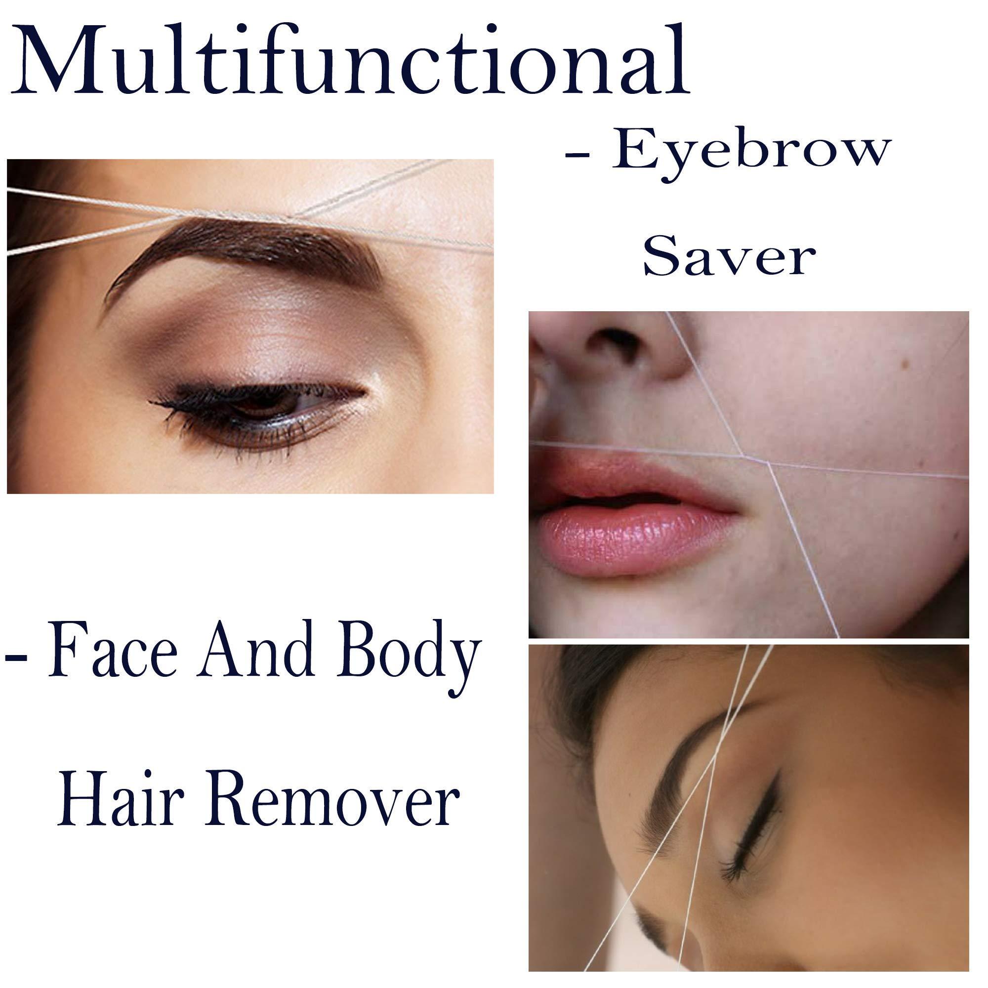 N Series N Series Slique Eyebrow Face and Body Hair Threading and Hair Removal System Machine Kit Spring Tool Tweezers Epilators Slidne Face And Body Hair Threading System For Women Multipurpose Use