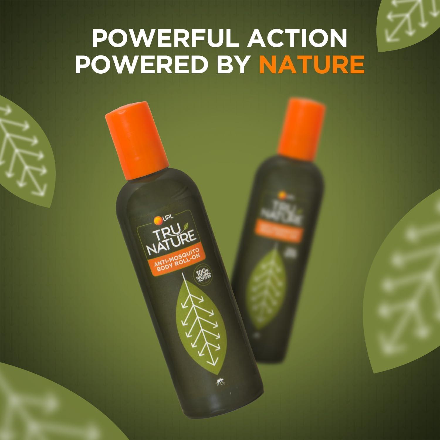 TRU NATURE Tru Nature Anti-Mosquito Body Roll-On | Paediatrician Certified | Powerful Action Powered by Nature| Personal Repellent for Mosquito Protection (8ml)