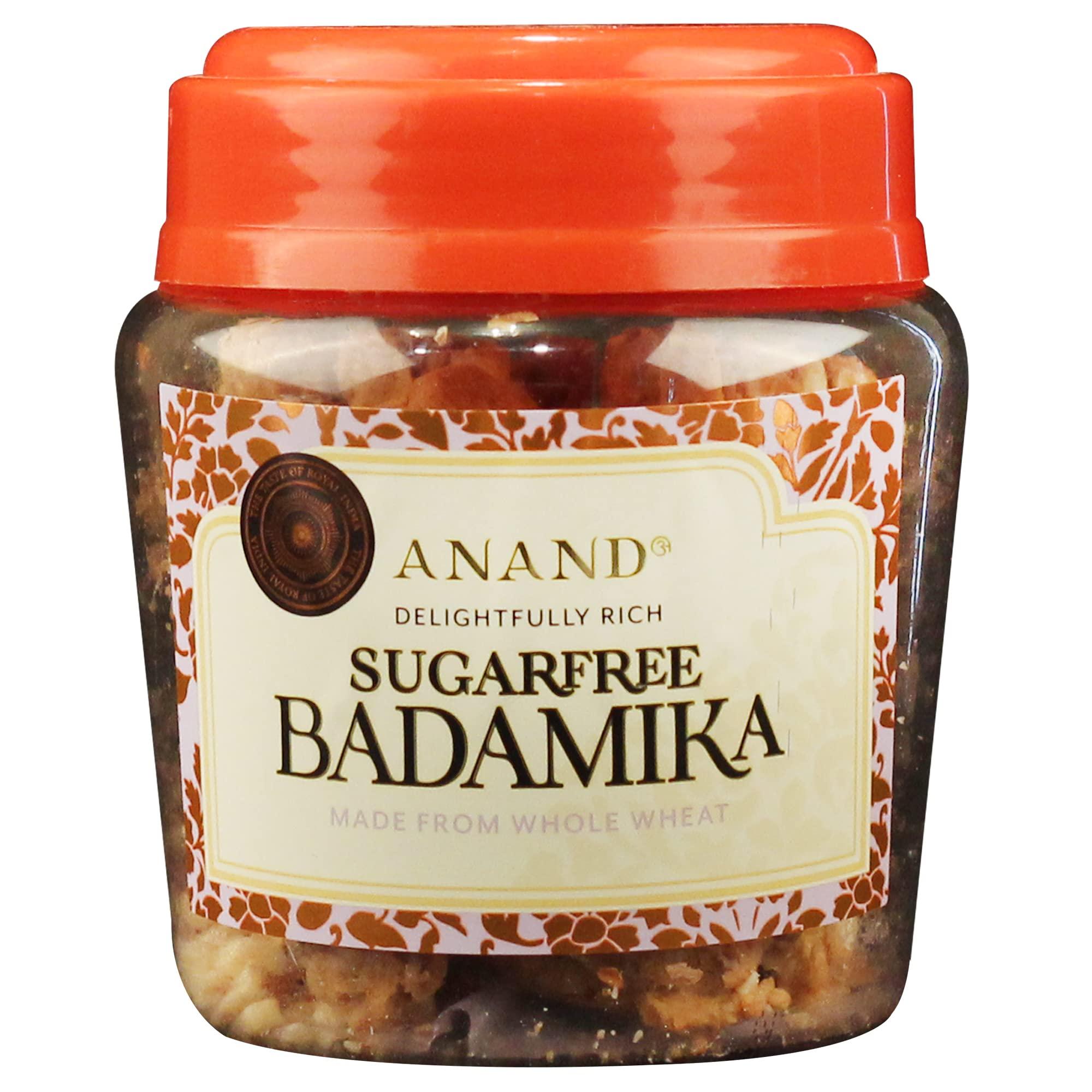 ANAND Anand Sugarfree Badamika - Indian Biscotti Pure Butter and Premium Nuts (130 gm)