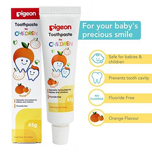 Pigeon Pigeon Children Toothpaste, Orange 45g