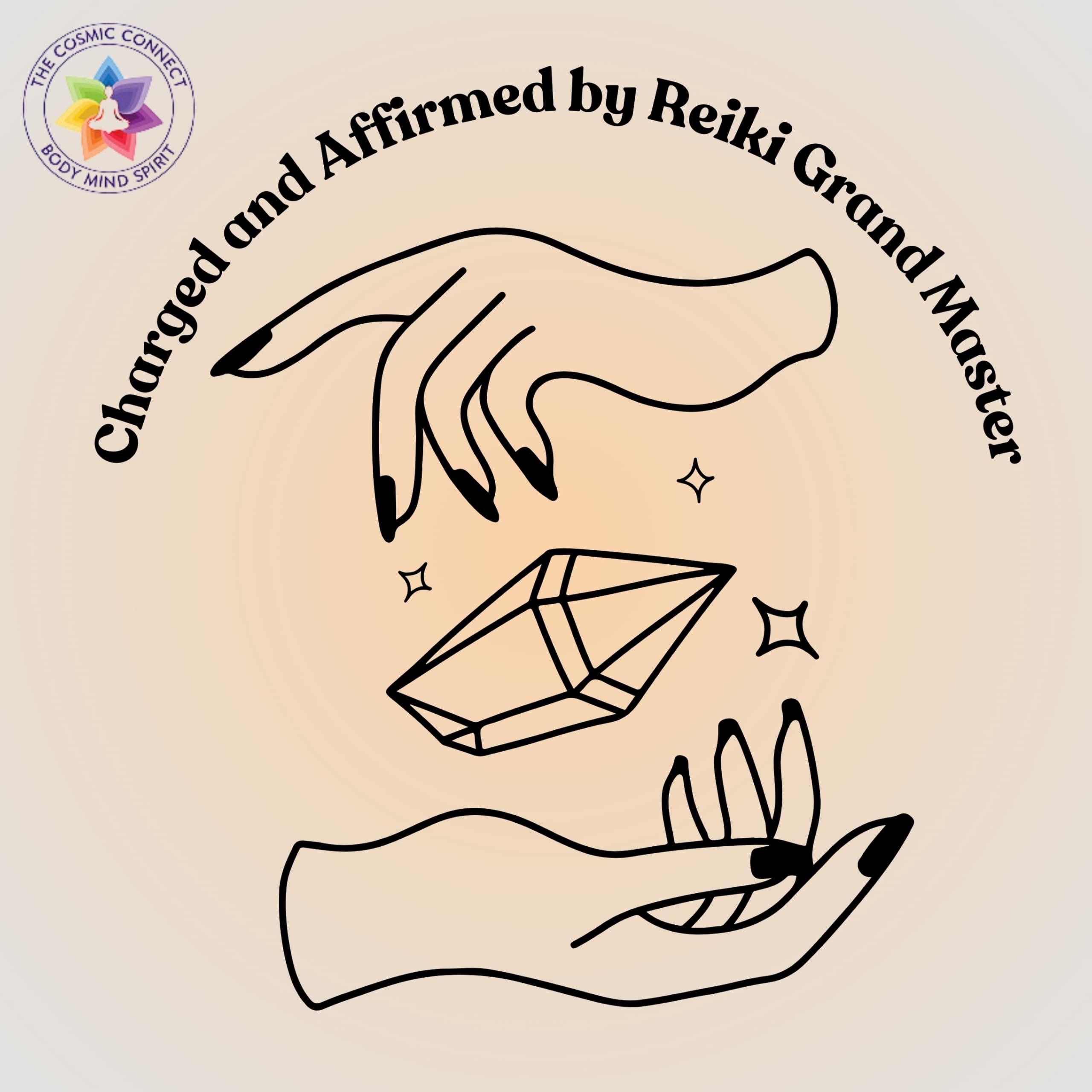 The Cosmic Connect The Cosmic Connect Natural Energizing Crystal Clear Quartz Elephant Shape Pendant Handcrafted Healing Stone Stylish Fashion Jewellery for Positive Energy & Harmony