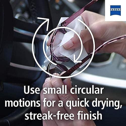 Zeiss ZEISS Lens Wipes 200 Count- Pack of 1| Lens Cleaner - Perfect for Spectacles, Eyeglasses, Sunglasses, Camera Lenses, Binoculars and all other lenses