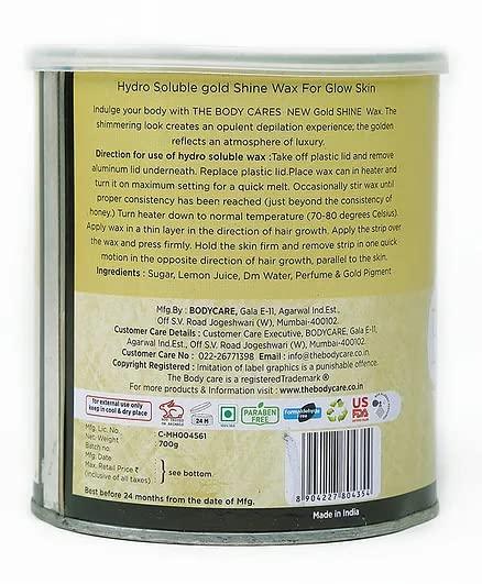 BODYCARE The Body Care Chocolate Wax - 600g & Gold Shine Wax - 700g | Combo Pack | Rich and Radiant Hair Removal