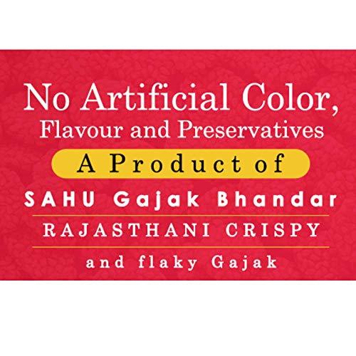 SAHU GAJAK BHANDAR SAHU GAJAK BHANDAR Rajasthani Homemade Traditional Kaju Gazak 1200 Grams (Pack of 2 Each 600g) | Jaggery Sesame Chikki Snack | Eatables Snacks Items | No Added Preservatives