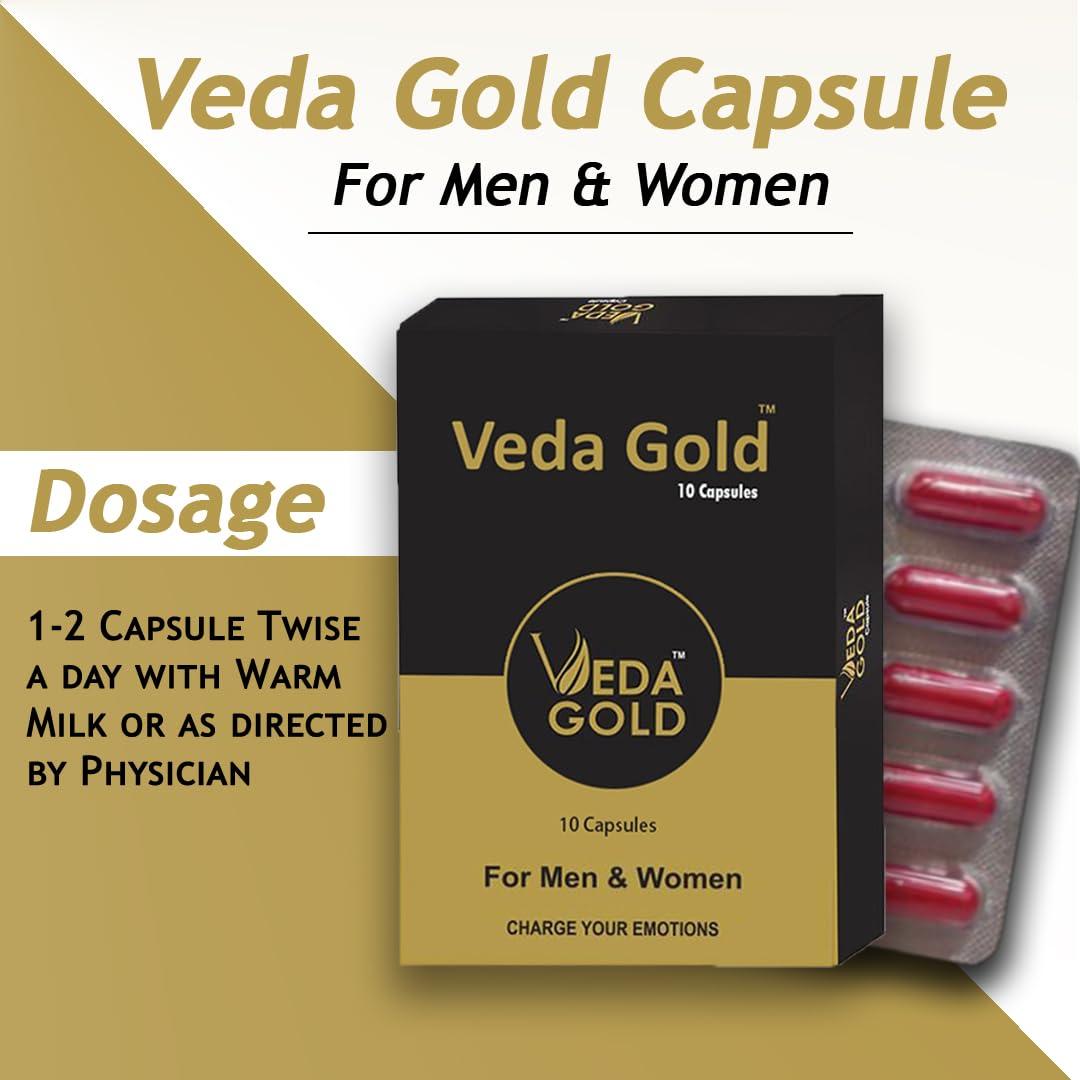 VEDA GOLD VEDA GOLD Ayurvedic Capsules For Men&Women/Gold Herbal Capsule