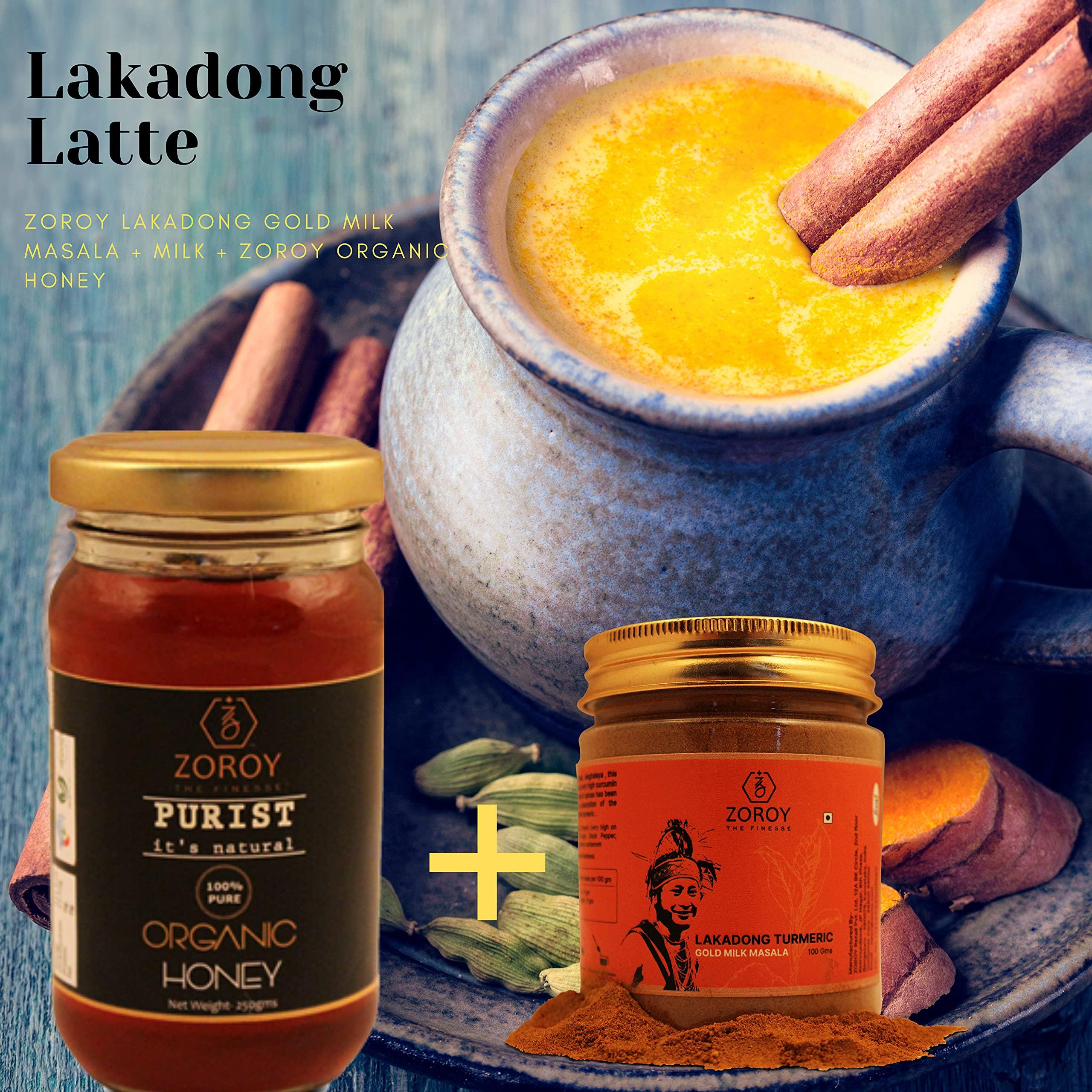 ZOROY THE FINESSE ZOROY THE FINESSE 100% Pure Honey | Organic Honey cultivated from Himalyas | Wild forest Honey | Best Honey for Family | Natural Honey | No Sugar adulteration | 250 Grams