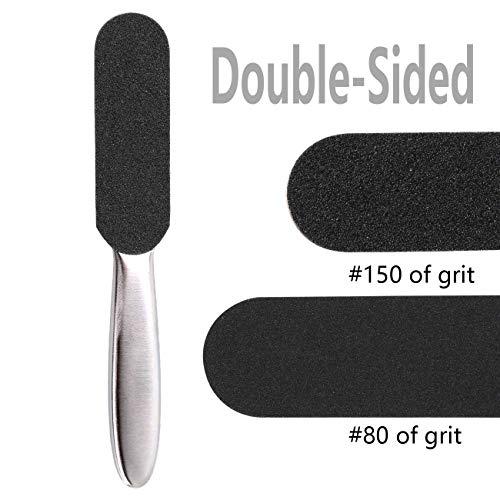 Dr.nail Dr.Nail Foot File Callus Remover for Feet, Foot Scrubber Foot Grater Scrub Double Sided Professional Pedicure Kits Tools for Hard Dead Skin Cracked Heel