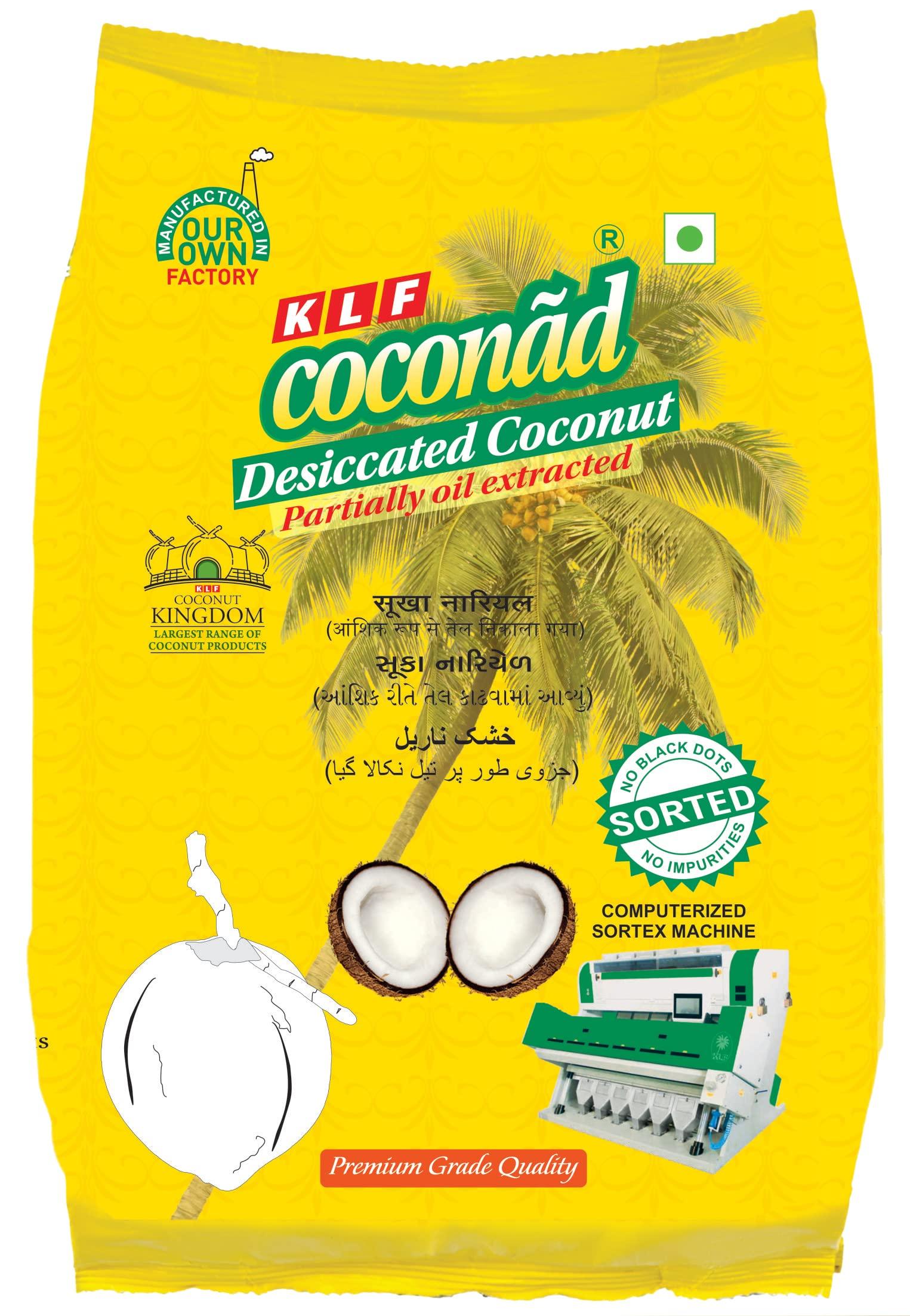 KLF Coconad KLF Coconad Low Fat Desiccated Coconut Powder, Fresh, 1 Kg