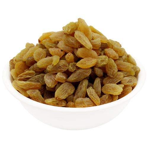 ORGANIC NATURE organic nature Premium Dried Golden Raisin Dried Indian Yellow Kishmish Pilli Kishmish (Pack of 2 kg)
