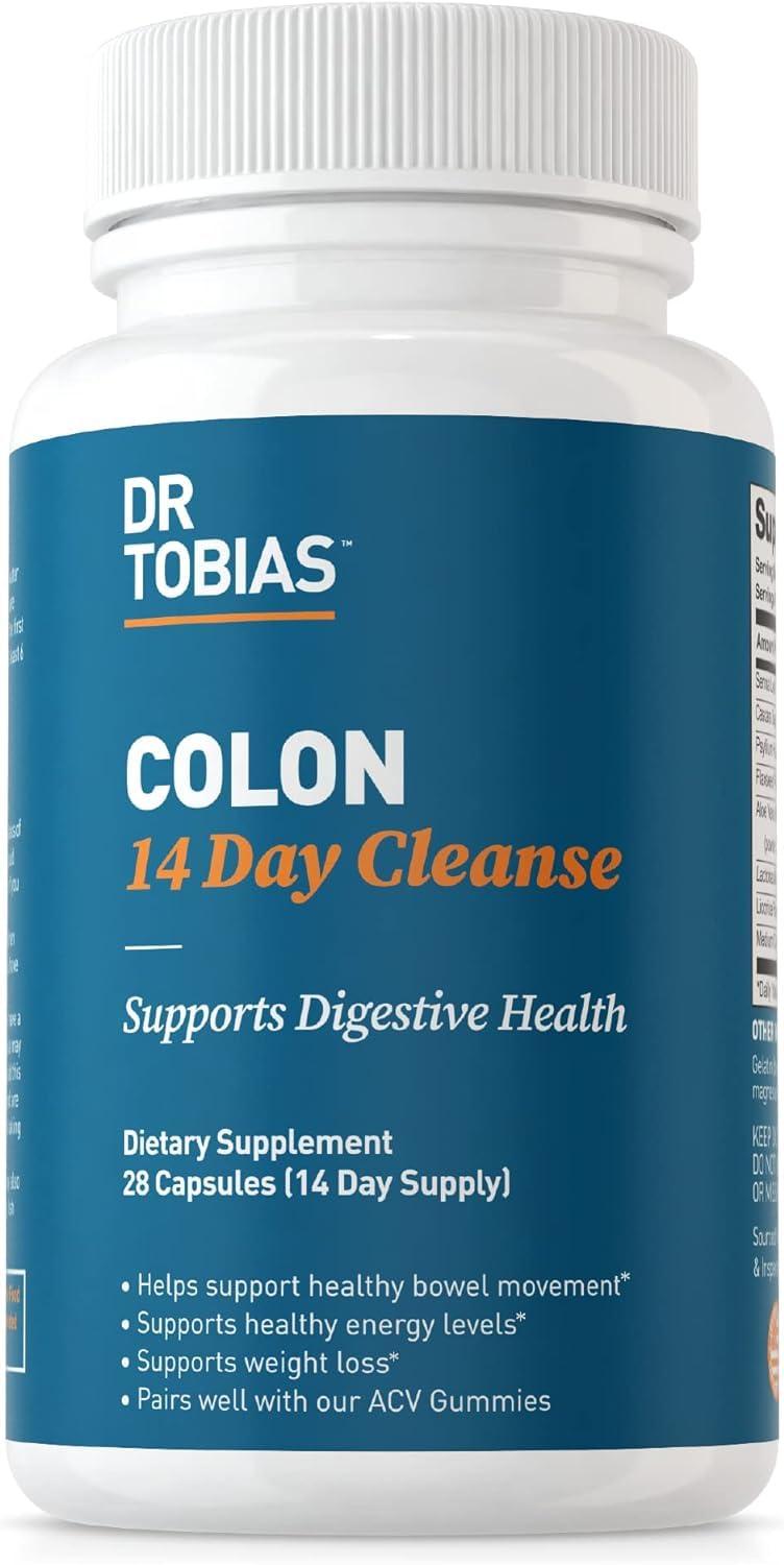 GUJISA ATHINIKA NUTRITION COLON 14 DAY CLEANSE, ADVANCED GUT CLEANSE DETOX FOR WOMEN & MEN WITH CASCARA SAGRADA, PSYLLIUM HUSK & SENNA LEAF, NON-GMO COLON CLEANSE, 28 CAPSULES 1-2 DAILY