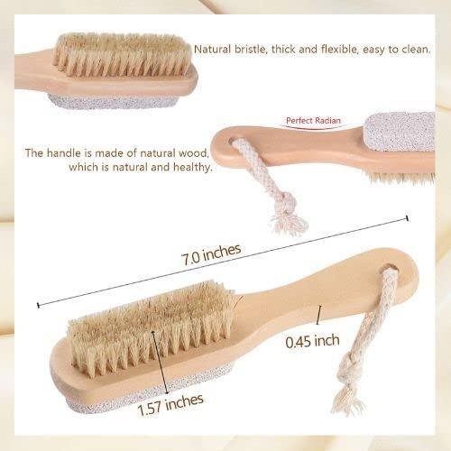 Being One Pumice Stone for Feet with Handle - Corn and Callus Remover, Exfoliator & Scrubber for Dead + Dry Skin on Feet and Pumice Stone for Hands - Corn Removers for Feet (M, 3)