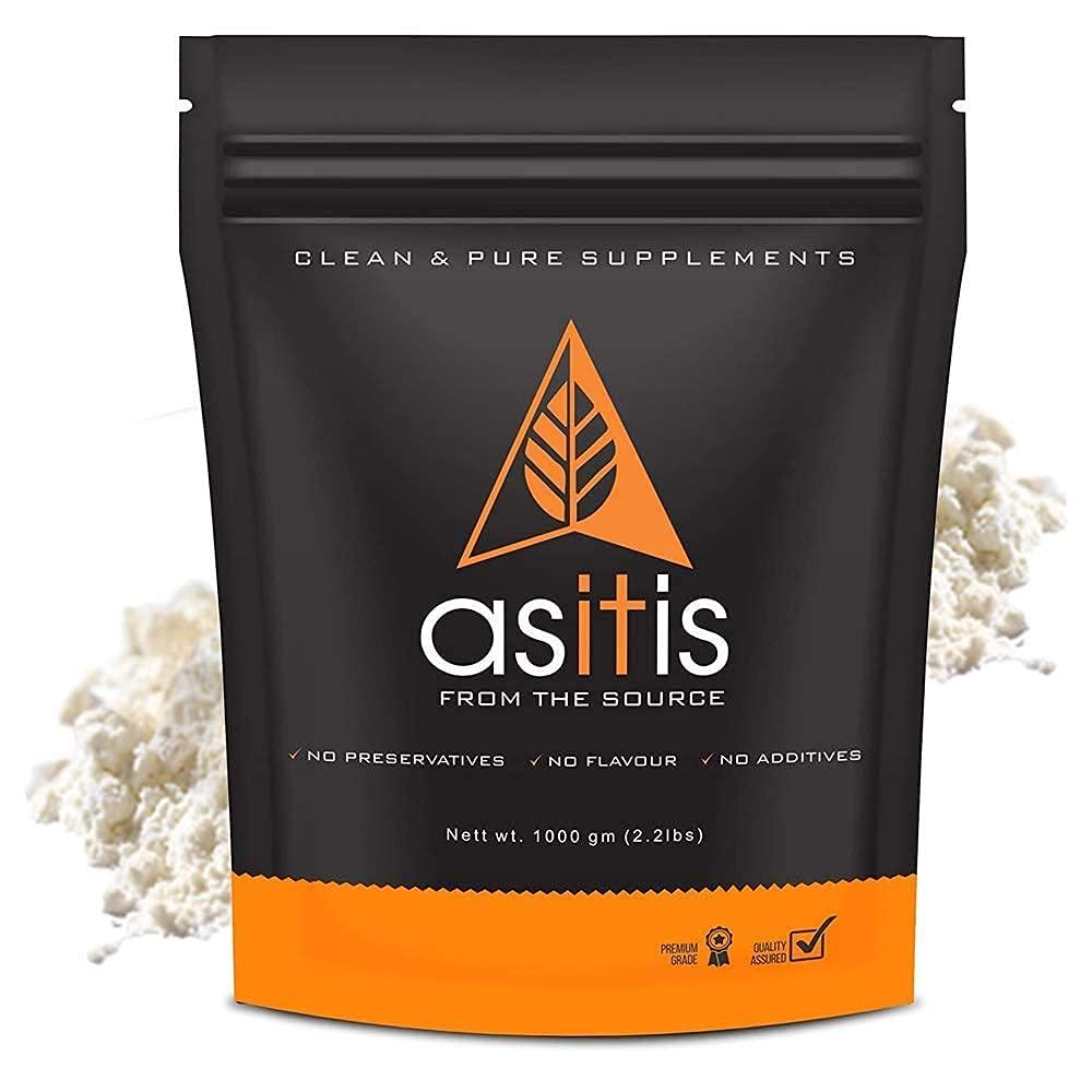 Asitis Nutrition AS-IT-IS Nutrition Whey Protein Isolate | Unflavoured (Whey protein Isolate 1kg + Creatine 100gms) | Combo pack