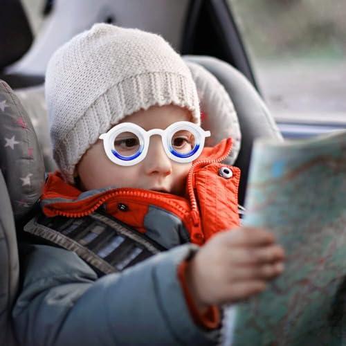SHOPVILLA SHOPVILLA Motion Sickness Glasses Anti vomiting Eyewear Ultra-Light Nausea Relief Glasses Without Len Portable Car Airsick Seasickness Glass for Travel Goggles Plane Glasses Accessories for Adult Kid