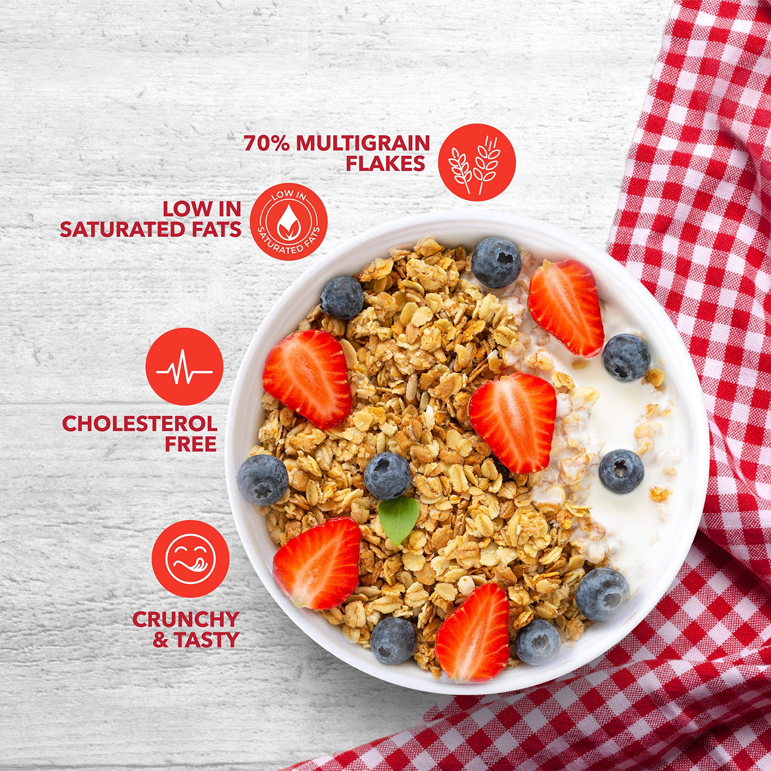 Amazon Brand - Solimo Amazon Brand Solimo - Fruit and Nut Muesli 1kg & Amazon Brand Solimo - Strawberry Muesli 1kg