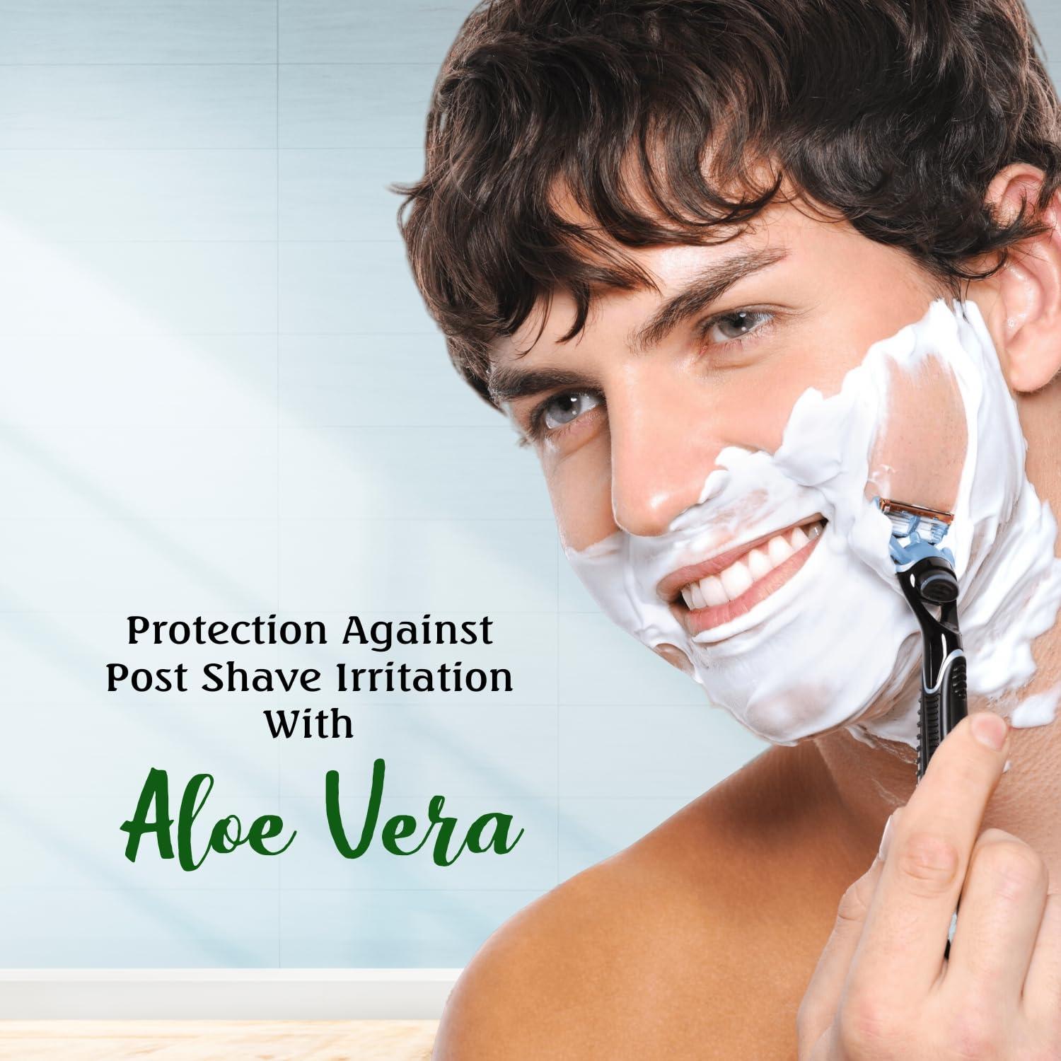 Vetoni Vetoni India Shaving Cream For Men, Tropical Lime Shaving Cream 125g With Aloevera Vitamin E and Bacti- Guard Formula, For All Skin Types, Heals, Moisturizes & Smoothens Skin (3 * 125gm)