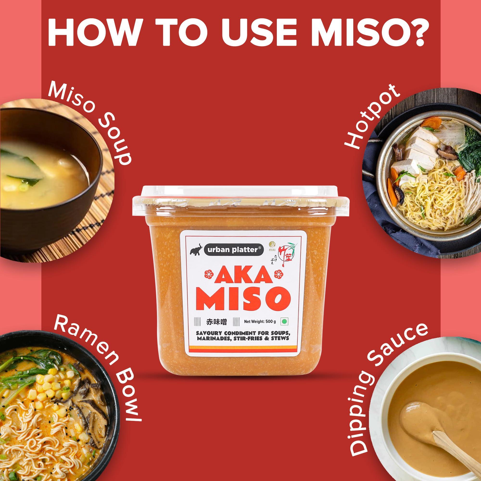urban platter Urban Platter Aka Miso, 500g (Dark Miso | Strong Flavours | Soy Based | Japanese Staple)