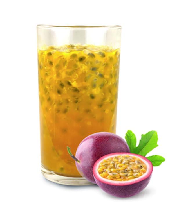 Generic Midday Kerala Passion Fruit Concentrate, | Passion fruit pulp with seeds | Sugarless | (100 ml)