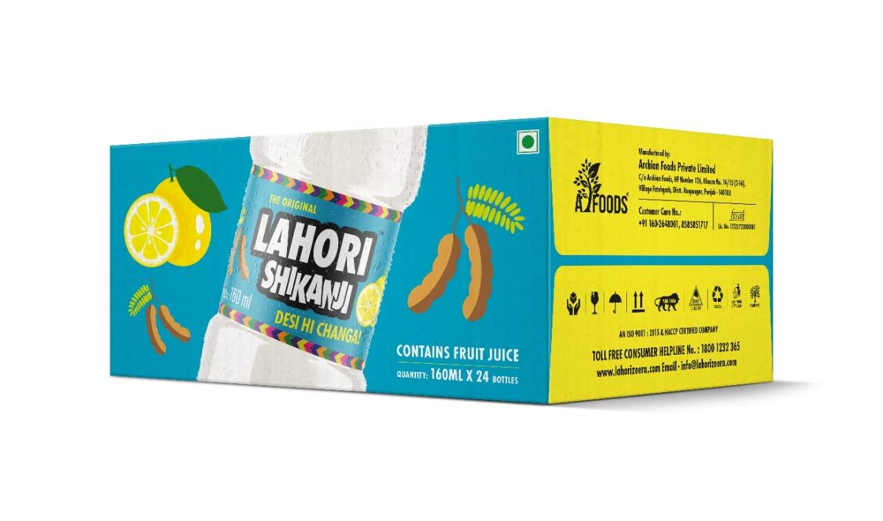 LAHORI ZEERA LAHORI Shikanji | 160ML bottles | Pack of 24 |Z17