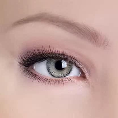 lxet BEAUTIFUL EYES Style Soft Contact Lenses Contour Grey yearly comfortable and Color Contact Lens (GRIT-224