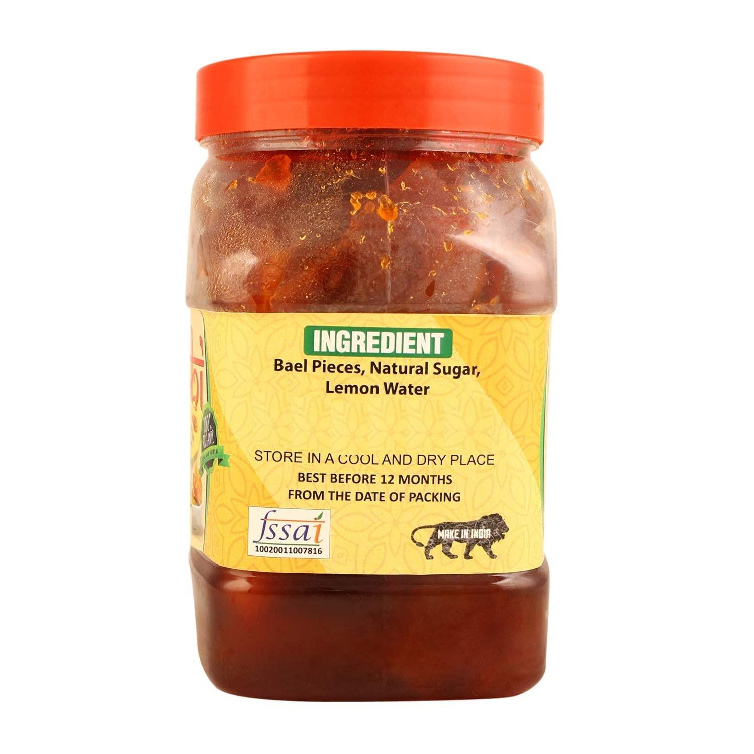 Aarohi Aarohi Pure Natural Organic Homemade Bel Fruit Ka Murabba (1 Kg)