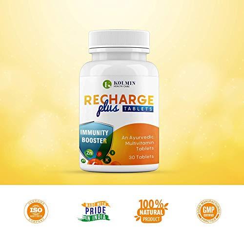 Kolmin Healthcare Ayurvedic Multivitamin Tablets Recharge Plus