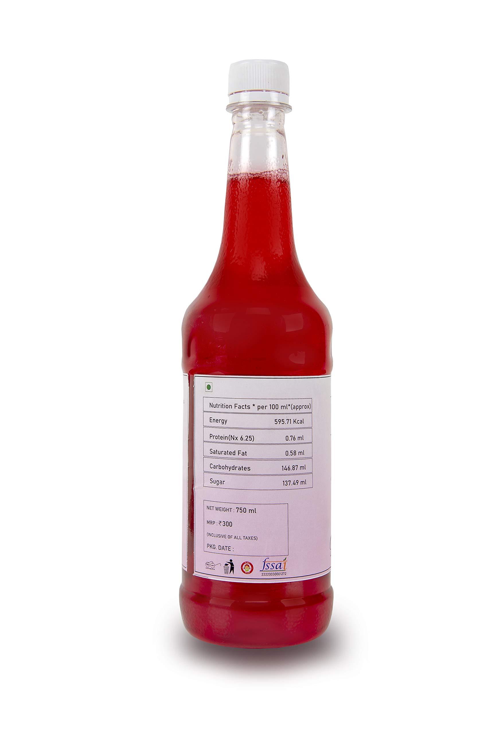 Timeless Food Timeless Food : Gulab Sharbat, Rose Syrup From Natural Rose Petals, 750 Ml, 1000 grams