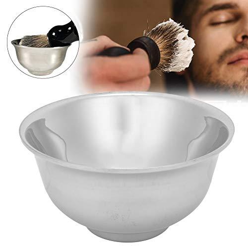 Seathkoa Shaving Brush Mug, Men Mug Stainless Steel Longer Service Life with Thick Material for Men(Shaving Bowl)
