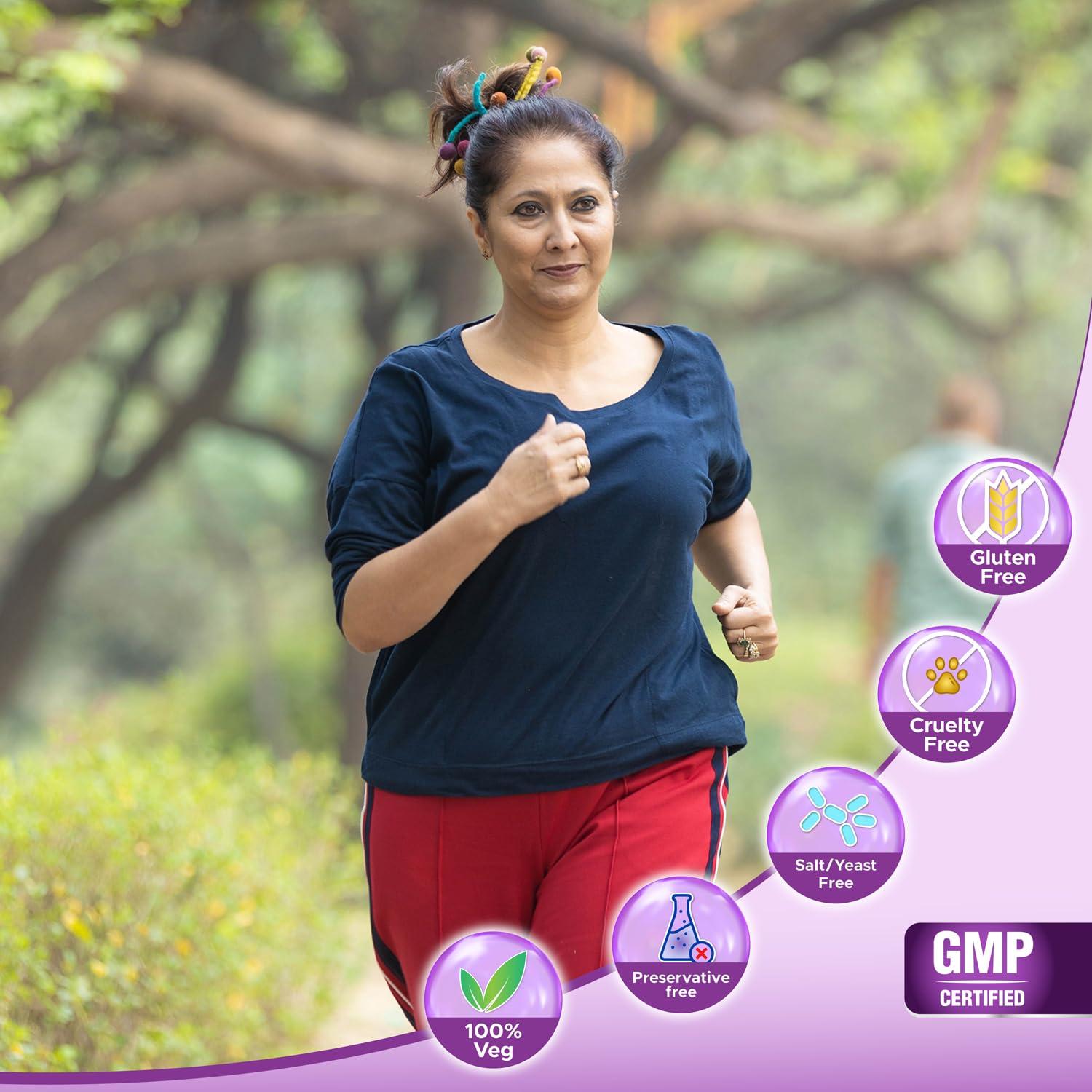 WELLWOMAN WELLWOMAN 50+ Multivitamins For Women Over Age 50 Years With Vitamins, Iron, Calcium, Amino Acids To Support Menopausal Symptoms, Maintain Energy, Vision & Heart Health|30 Tablets(Pack Of 3)