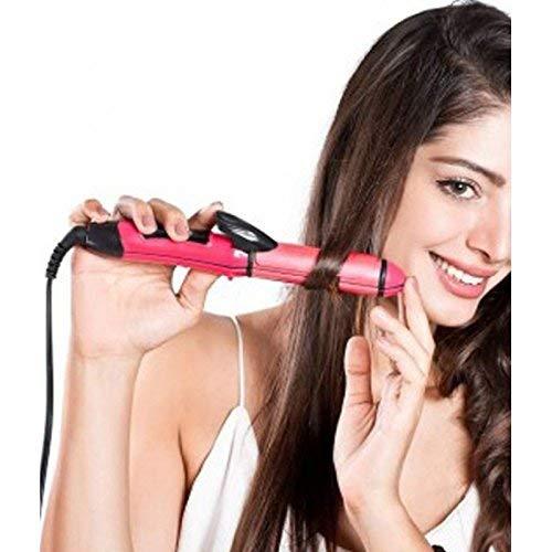 Moolten Moolten 2 in 1 Hair Beauty Set | Electric and Professional Hair Curler And Hair Straightener (Multi-Colour)