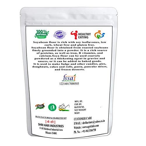 AGRI CLUB SOYA Flour 2kg | High Protein | No Preservatives | Gluten Free | Rich in Micro Nutrients | Agri Club