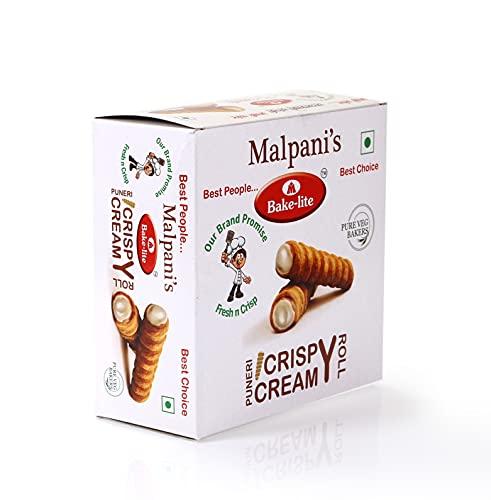Malpani's Bakelite Malpani's Bakelite Fresh and Crisp Cream Roll (24 Pieces), 864g