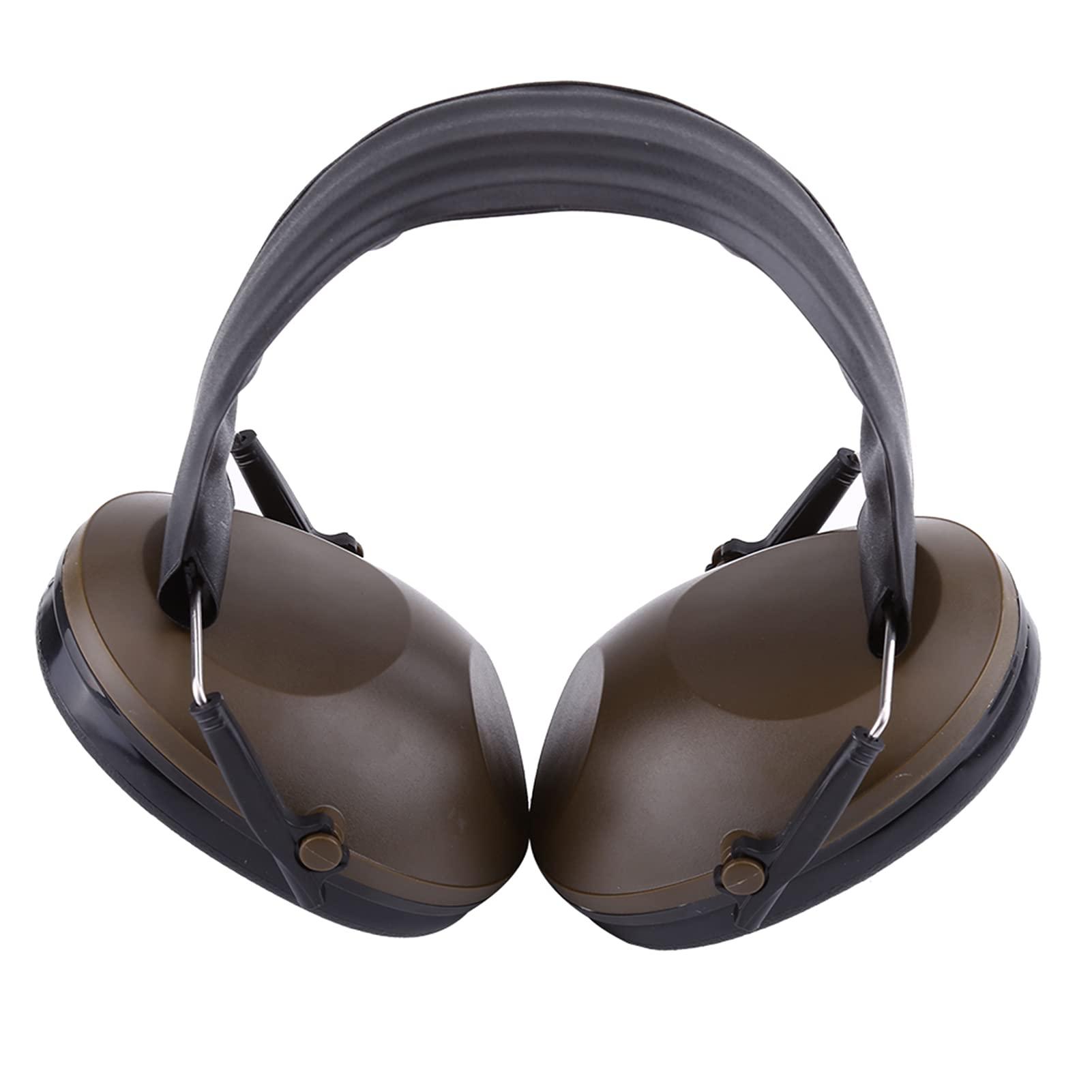 CURLIN Ear Muffs, Soundproof Ear Defenders Noise Reduction for Working(Green)