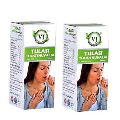 GJ Global herbs Thulasi thoothuvalai juice(combo of 2)-500ml+500ml