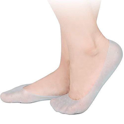 D M Enterprise D M Enterprise Anti Crack Full Length Silicone Foot Protector Moisturizing Socks for Foot-Care and Heel Cracks,socks for cracked feet,heel pad for heel pain,anti crack heel socks (FULL HEEL)