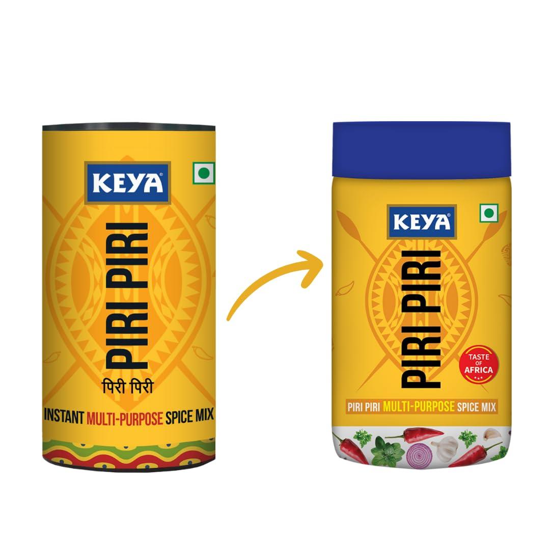 KEYA Keya Piri Piri Spice Mix 80gm, Pack 3