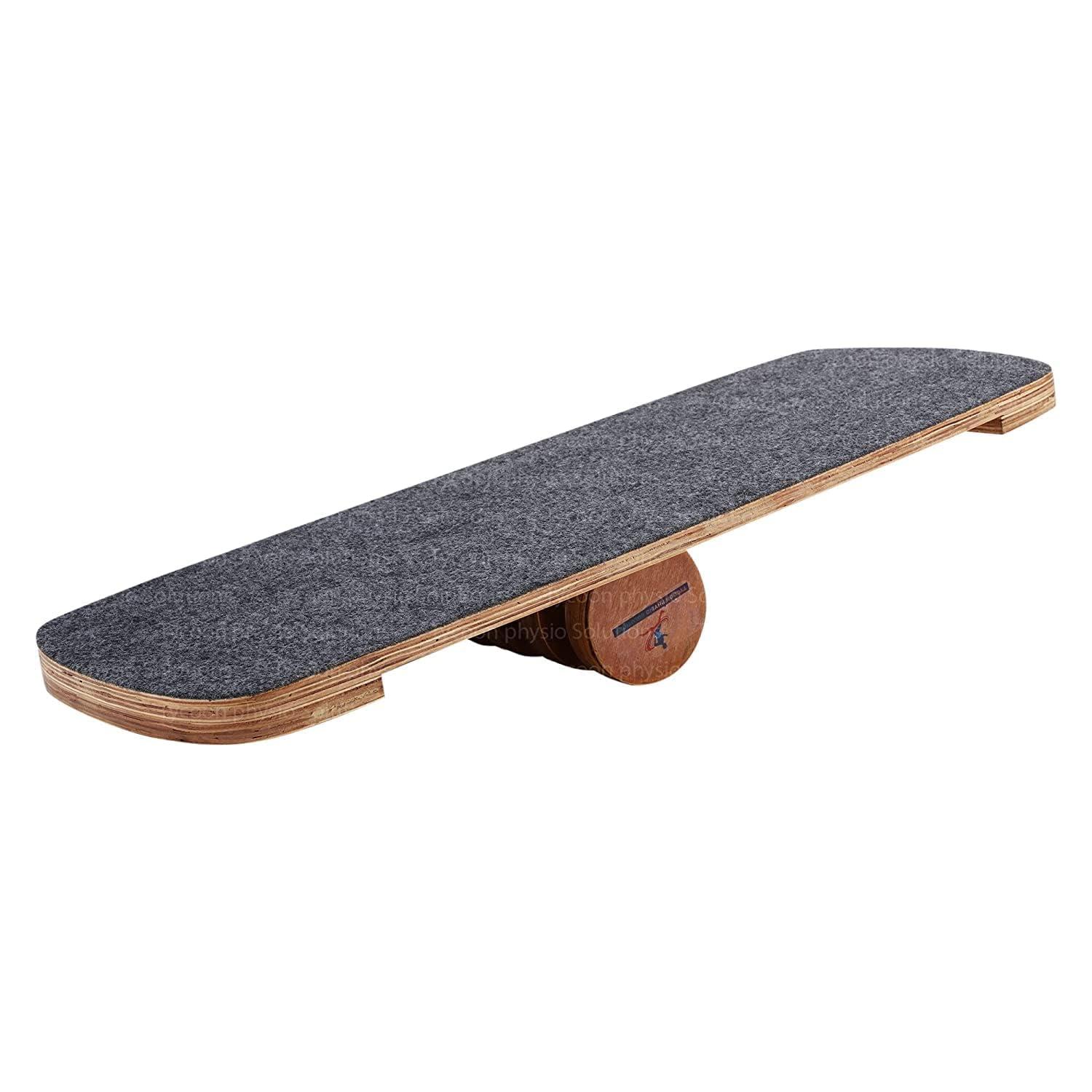 Kiddly Mart Kiddly Mart Wooden Balance Board Foot Rocker Leg Exerciser Occupational Physio Therapy,Simply fit Board & Kids Balance Board (Rooler)