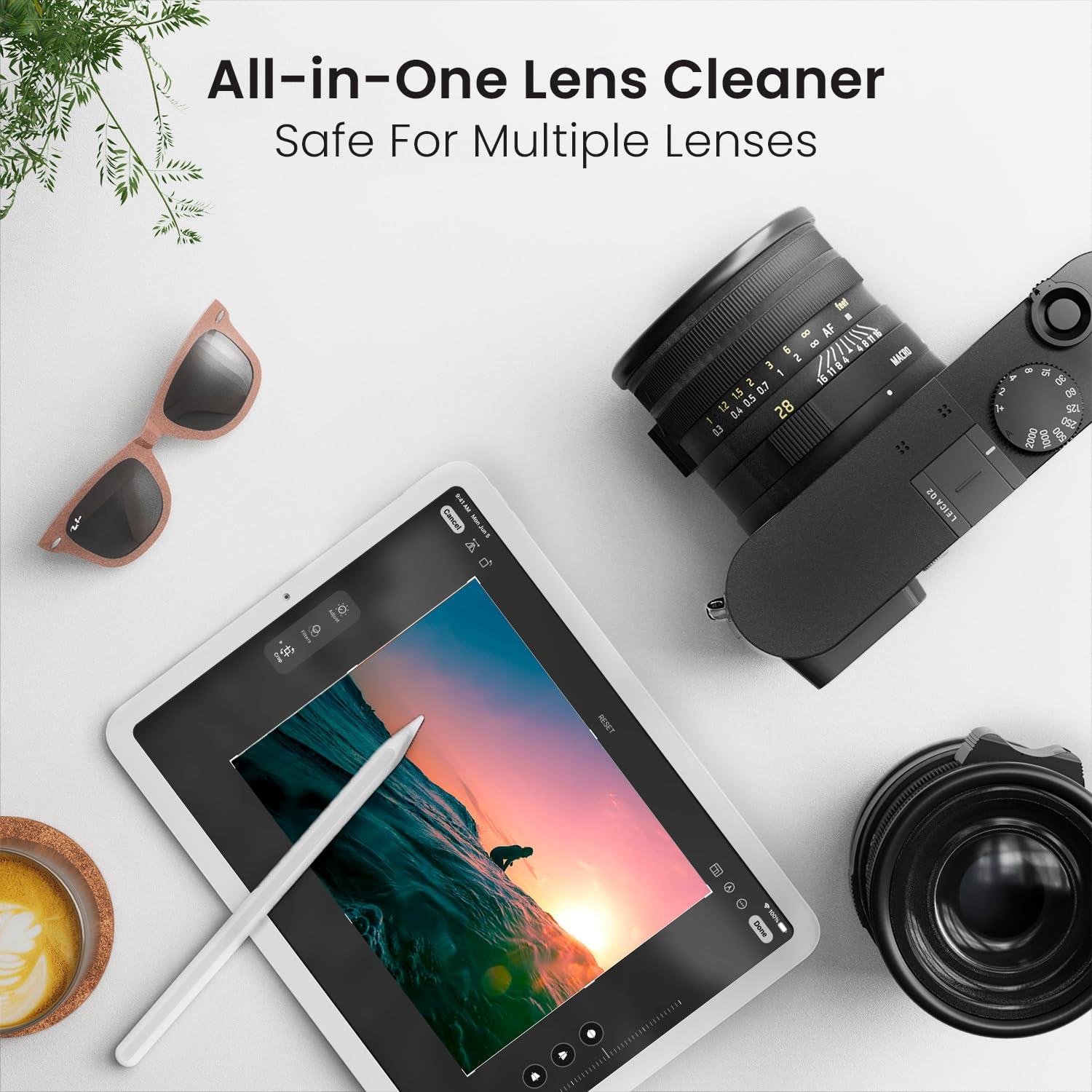 EVEO EVEO Glass and Surface Cleaner Liquid Spray All-Purpose Glass Cleaner for Car, Kitchen and Home Surfaces | Multi Surface Cleaner (4 Piece Set)