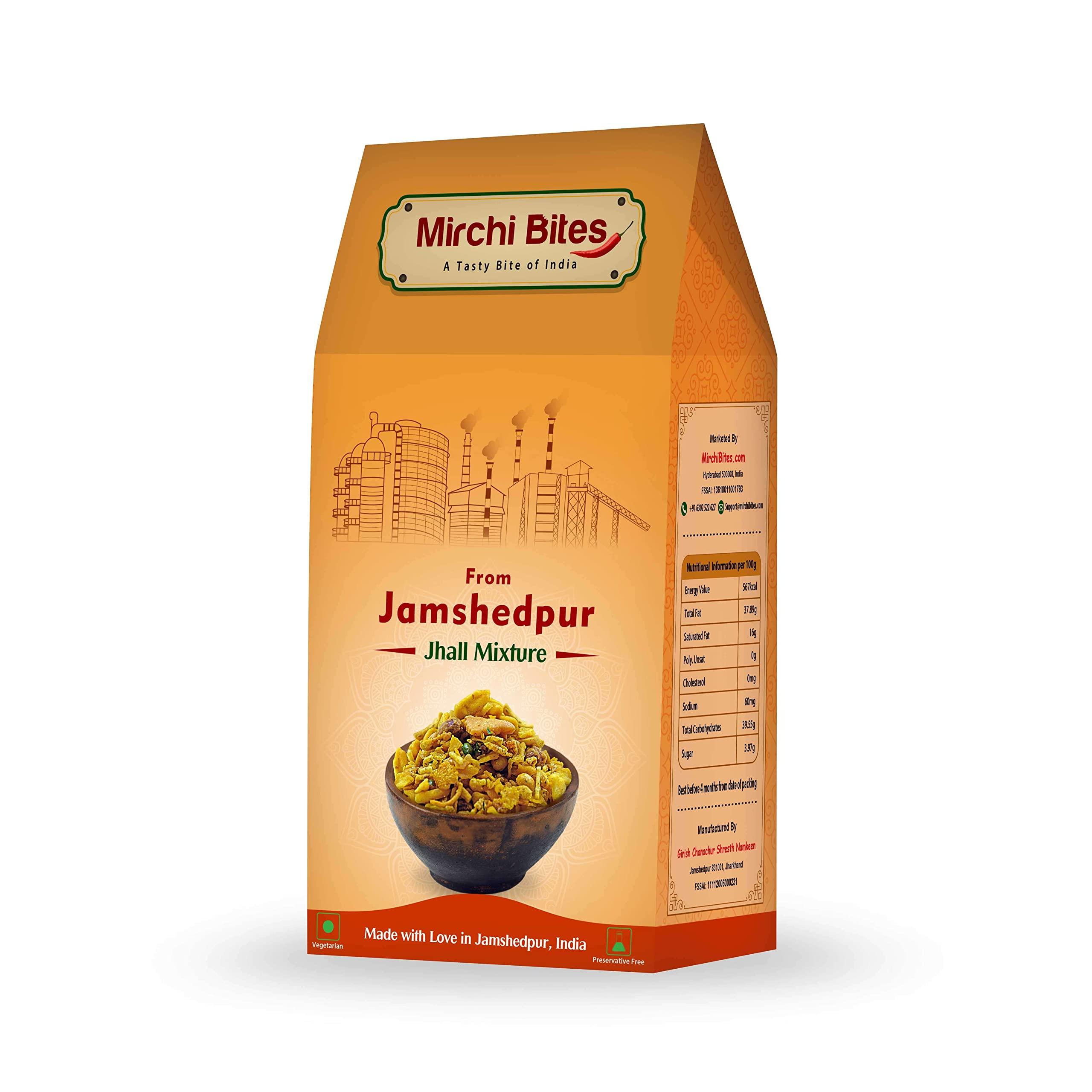 Mirchi Bites Mirchi Bites Jamshedpur Premium Jhall Mixture | Jharkhand\'s Famous Jhall Chanachur | Spicy Mixture | 250G