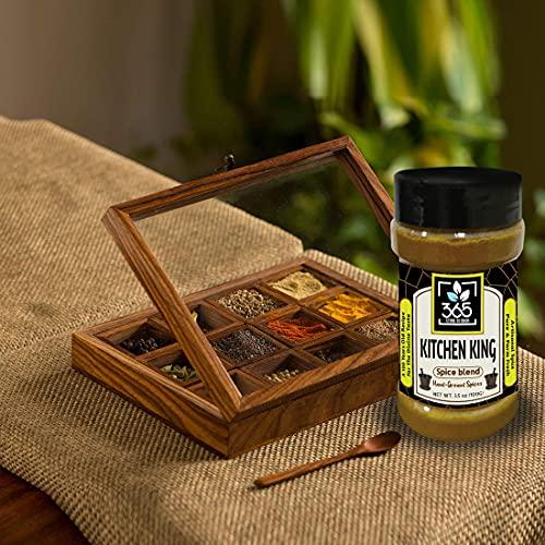 365 STORE TO DOOR 365 STORE TO DOOR Indian Spice – Kitchen King Masala, 100 gm | Homemade Powdered | for Healthy Cooking | Ready to use | All Seasonings Spices | Pure & Hygiene | Spice Mix – Pack of 1